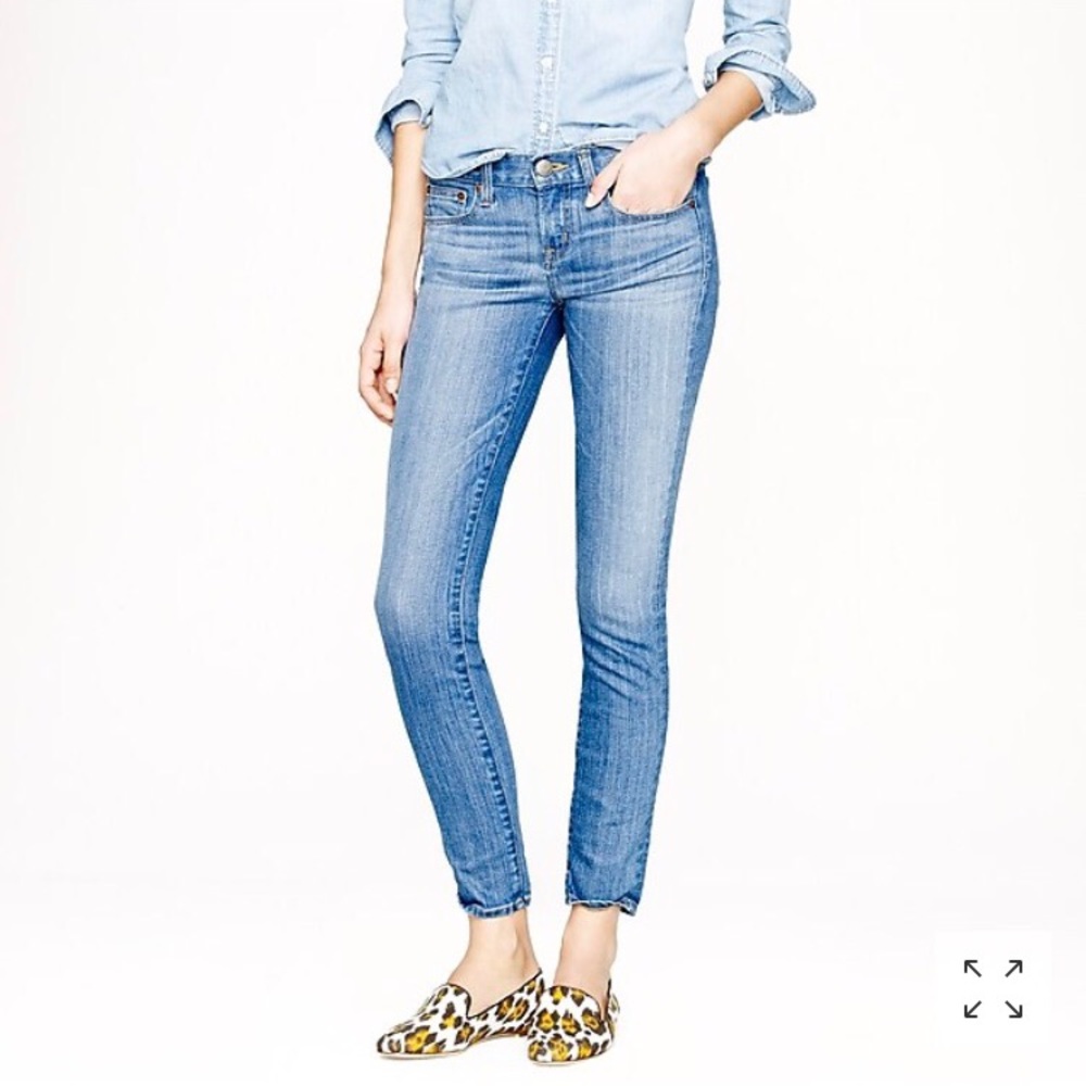 J. Crew Toothpick Jeans in Northport Wash